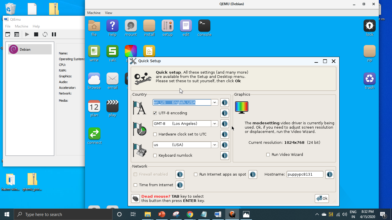 Comment configurer des machines virtuelles avec l'interface graphique QEMU sous Windows 10