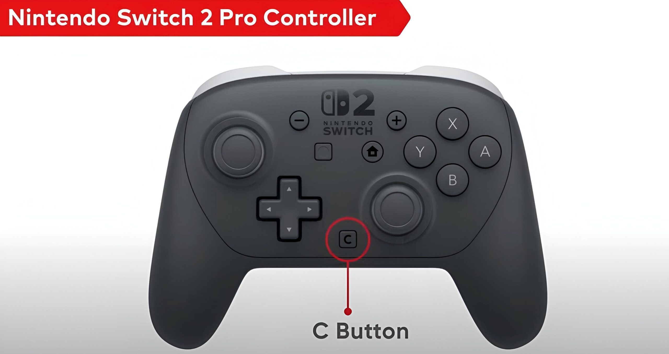 Nintendo Switch 2 Pro Controller dévoile les boutons de dos, le chat vocal, la prise audio