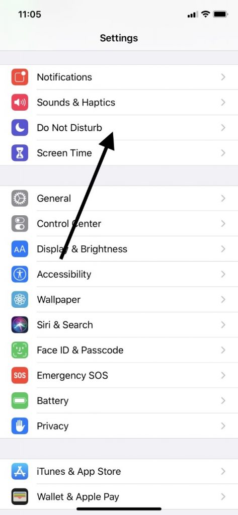 Ajuste la configuración para no recibir notificaciones en iPhone