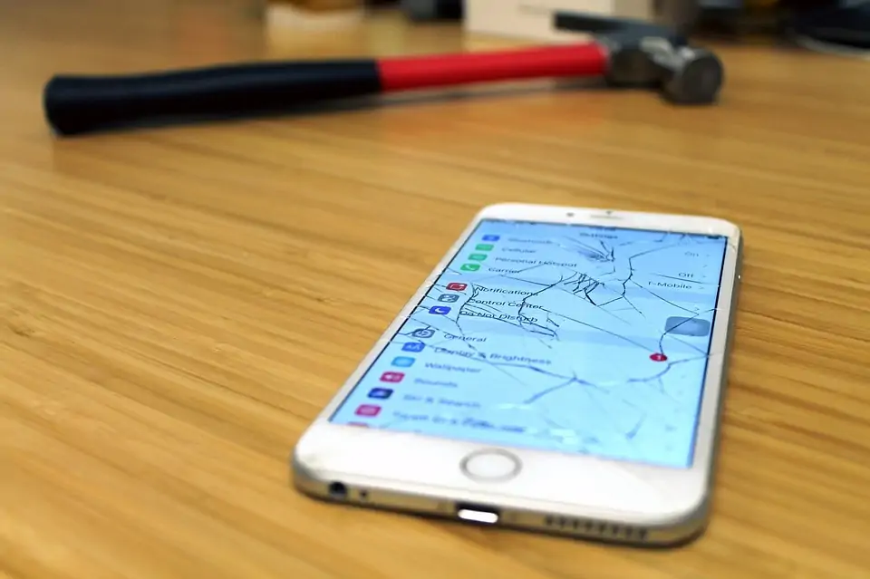 Roto completamente muerto iPhone