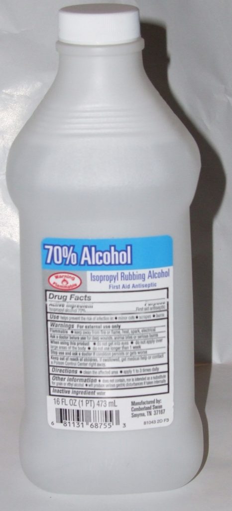 Alcohol isopropílico para el botón de inicio de Samsung Galaxy