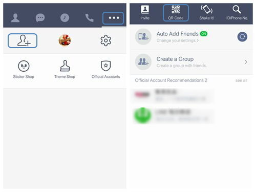 escanear el código QR para agregar amigo