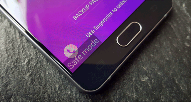 modo seguro en el teléfono Xperia