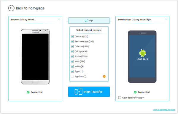 Transferir calendario de Motorola a Samsung