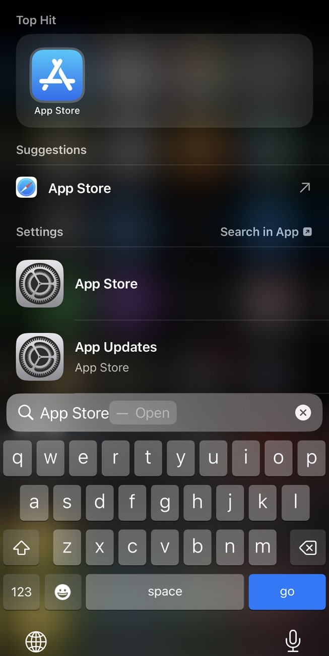 Buscar la App Store