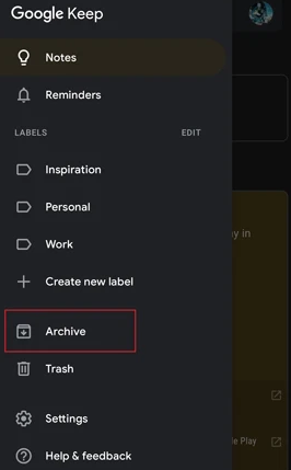 Cómo recuperar las notas de Android a través de Google Keep