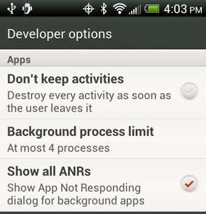 Notificaciones de mensajes de Android Clear