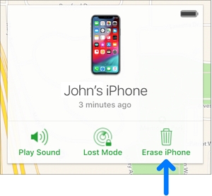 Cómo reiniciar iPhone a través de Find My iPhone