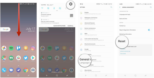 Restablecer el teléfono Android de fábrica