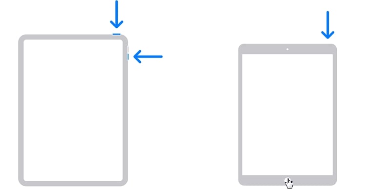 Reiniciar el ipad de reinicio para arreglar el logotipo de Apple para flashear iPad