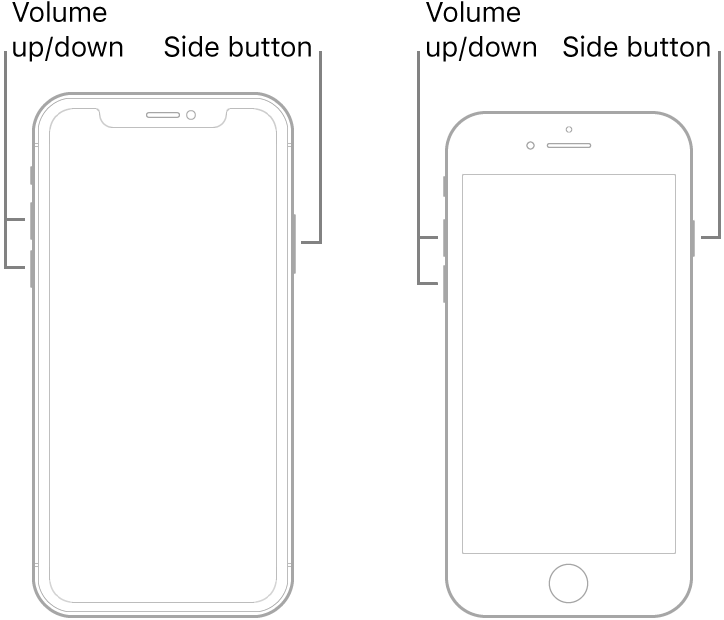 Force reiniciar el iPhone 8 para arreglar el logotipo de Apple de iPhone Flashing