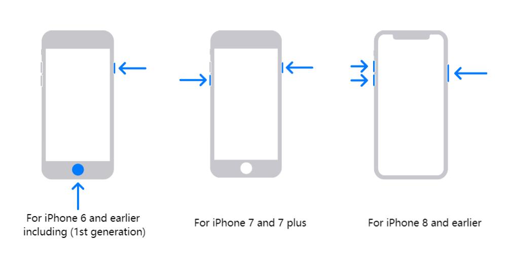 El nuevo iPhone no activará el reinicio de la fuerza para diferentes modelos de iPhone