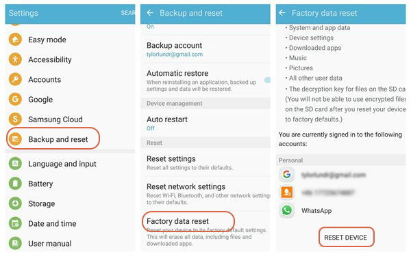 Cómo formatear el teléfono Android