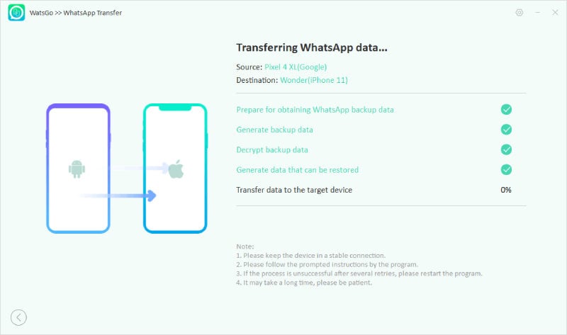 Empiece a generar WhatsApp Copia de seguridad