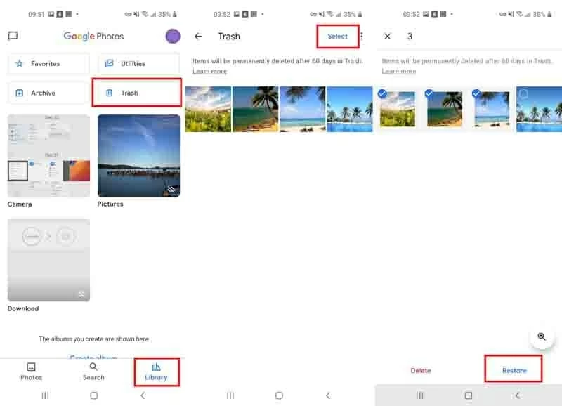 ¿Es posible restaurar los archivos de imagen eliminados hace años?