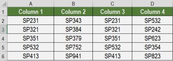 Cómo resaltar los duplicados en columnas
