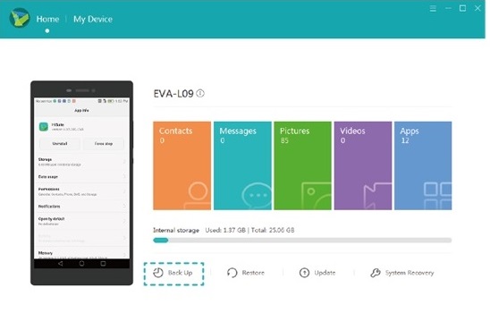 Cómo hacer una copia de seguridad de Huawei usando Hisuite