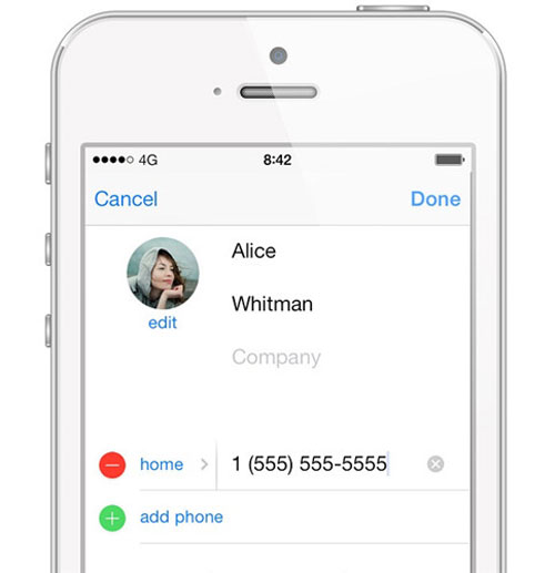 Sync Contactos de iPhone a WhatsApp
