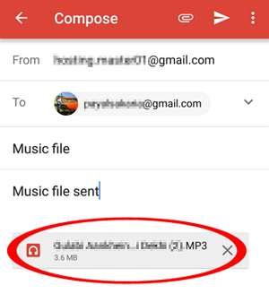 Cómo transferir cosas de Android a iPhone usando correo electrónico