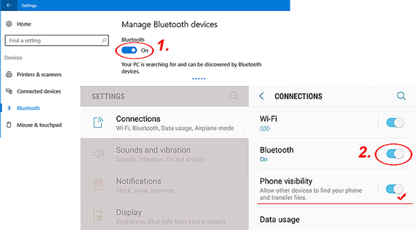 Cómo compartir archivos de PC a dispositivos móviles usando Bluetooth