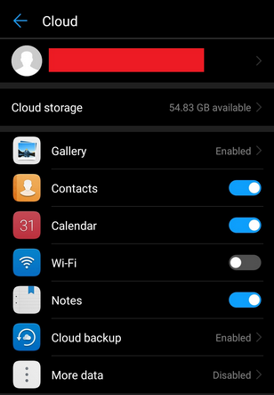Mantenga los datos para Huawei antes del desbloqueo del cargador de arranque a través de Huawei Cloud