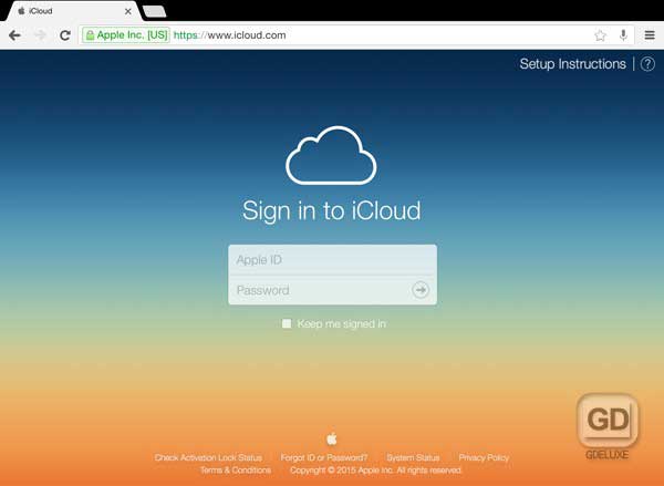 Recuperar la copia de seguridad de iCloud eliminado del sitio web de iCloud