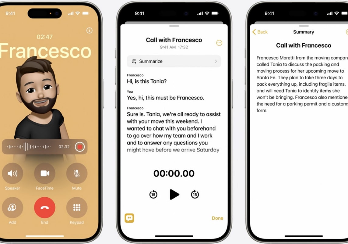 IOS 18 AI SUMARIO FUNCIÓN