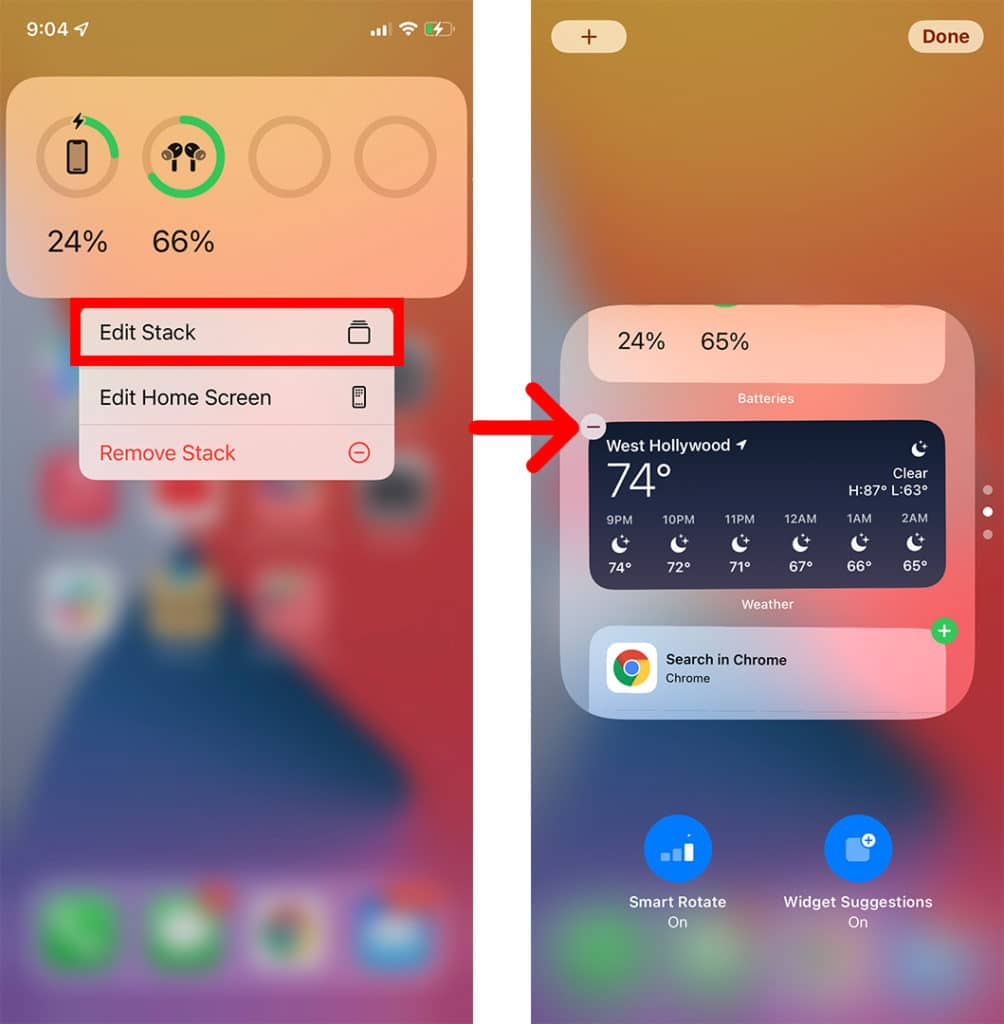 iOS 17 widget de fotos no funciona