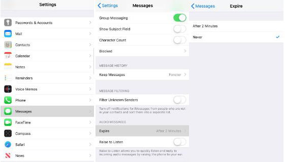 Configuración de Mensaje de Voz Expirado