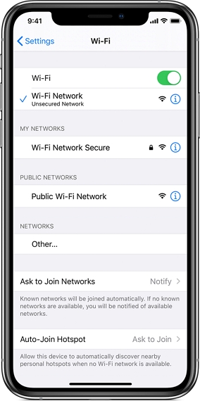 Intente conectarse a una red Wi-Fi diferente 
