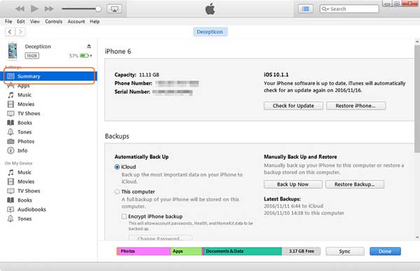 Cómo hacer una copia de seguridad del iPad a Mac con iTunes