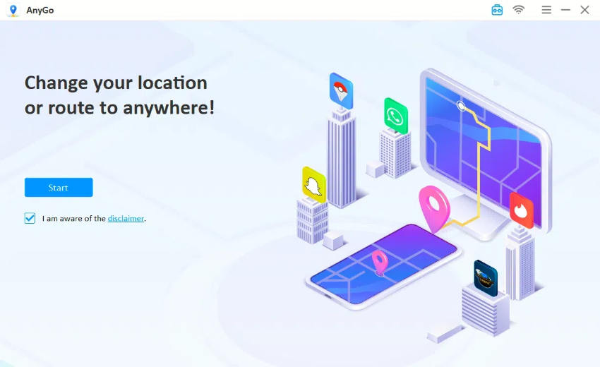 ITOOLAB ANYGO Interfaz principal