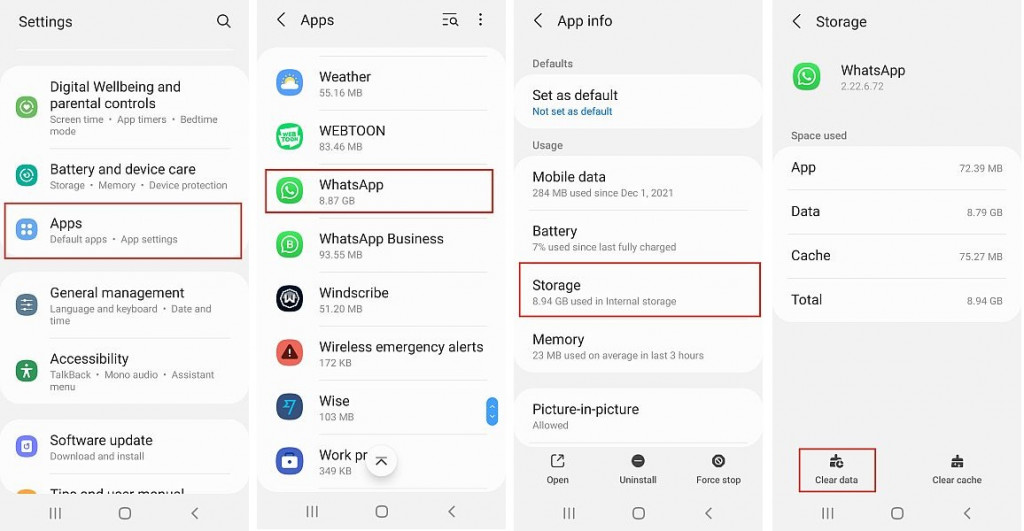 Iniciar sesión WhatsApp en Android