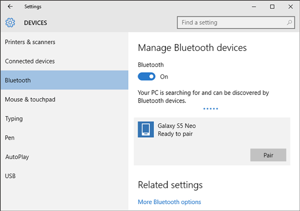 Transferir cosas de iPad a computadora usando Bluetooth