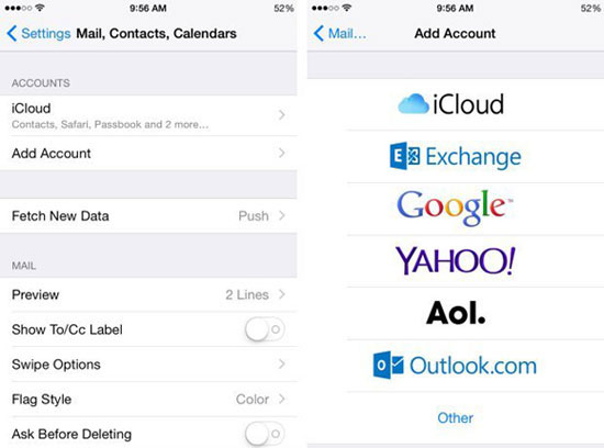 Cómo sincronizar los contactos de Outlook con iPhone directamente