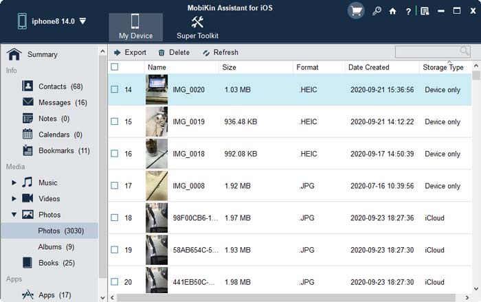 Realice una copia de seguridad de iPad a Mac con Asistente para iOS