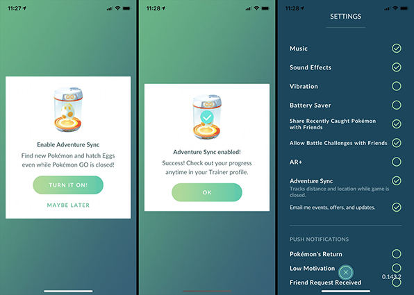Pokemon Go Adventure Sync