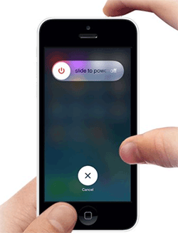 apagar el iPhone húmedo