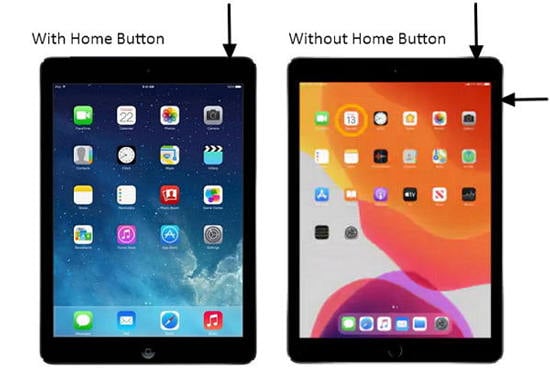 Reinicie su iPad