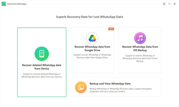 Cómo recuperar los contactos de whatsapp eliminados Android Recovergo WhatsApp