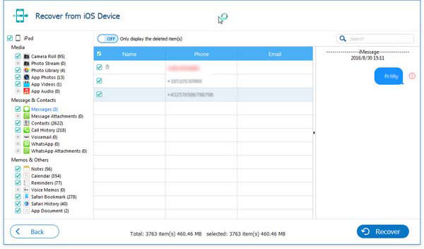 Software de recuperación de datos de iPhone como la recuperación de datos de iPhone