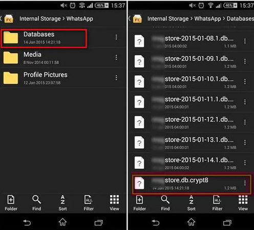 Recuperación de chat de whatsapp en línea 3