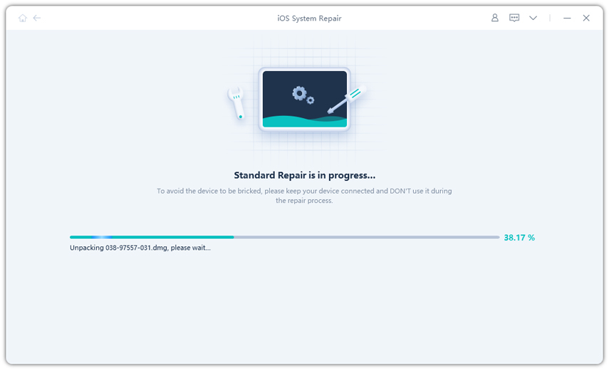 reparar problemas del sistema iOS