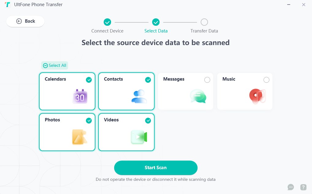 Transferir datos de iOS a Android con transferencia de teléfono