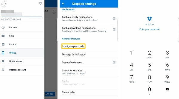 Proteger los archivos de Dropbox