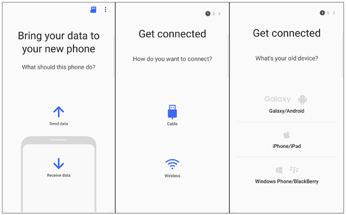 Smart Switch Motorola a Samsung