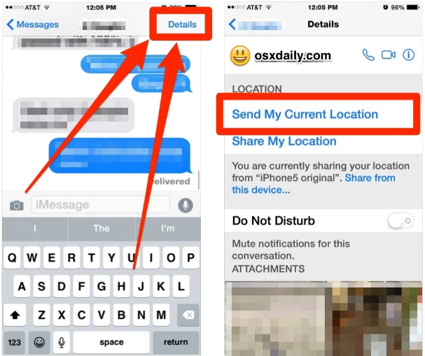 Compartir ubicación de iPhone a Android por SMS