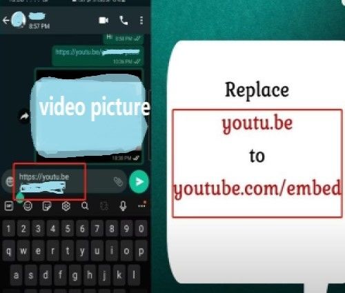 Cómo compartir el video de YouTube en WhatsApp