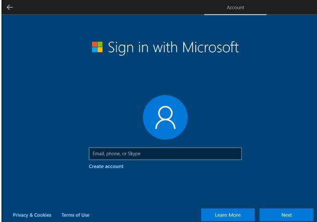Cambiar la cuenta de Microsoft en Surface Pro