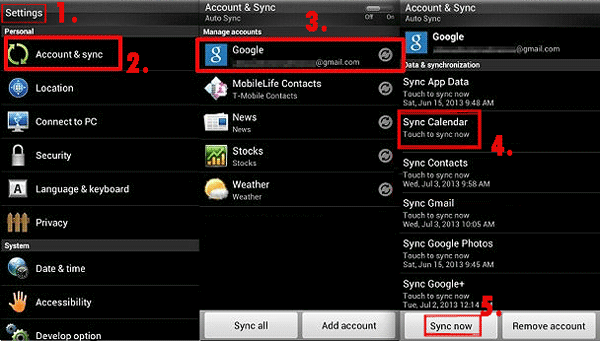 Mueva contados de Android a iPhone sin SIM a través de Google
